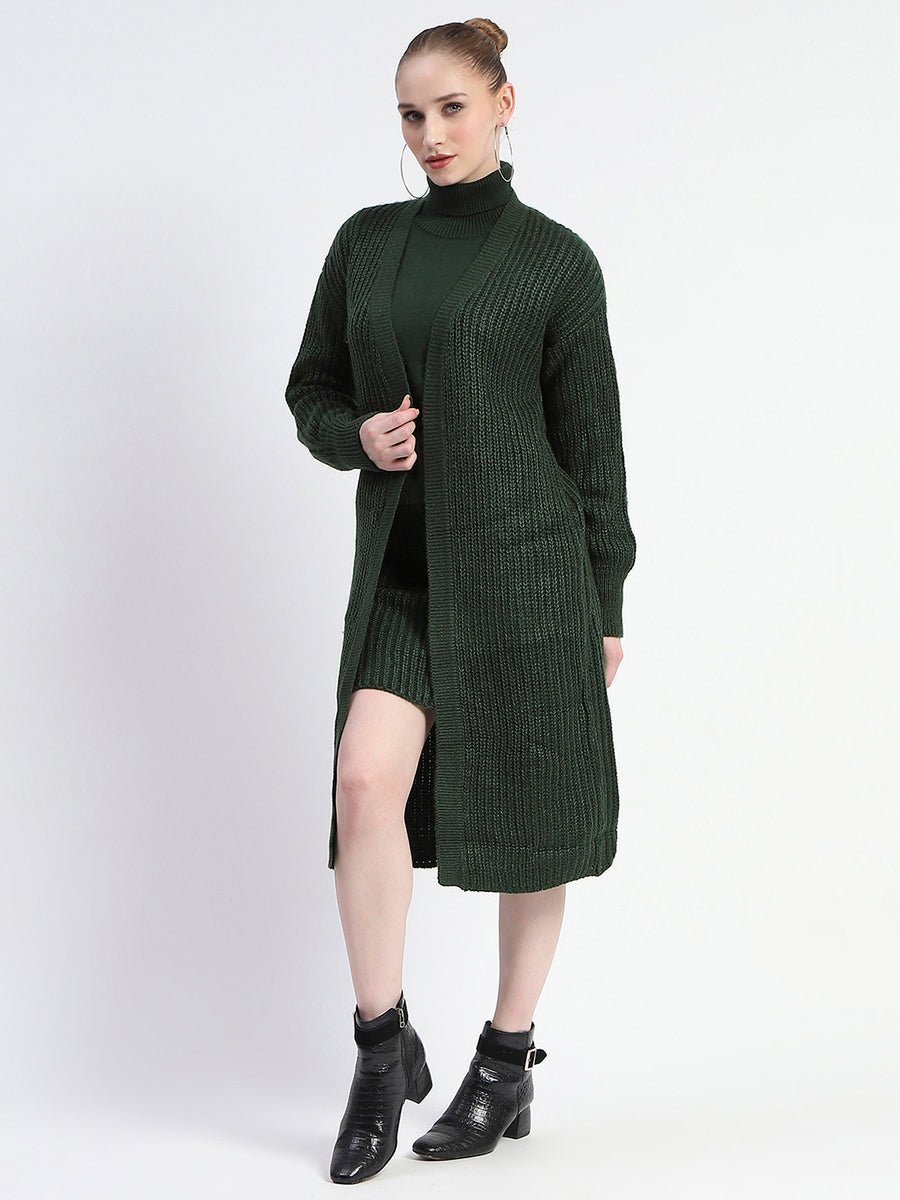 Madame Emerald Green Mini Dress and Shrug Co-ord Set