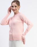 Madame Peach Full-Zip Knit Sweater