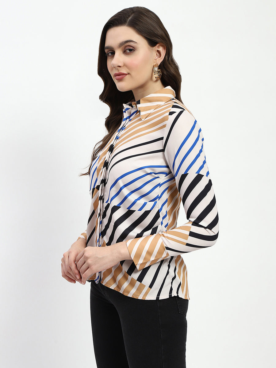 Madame Striped Off-White Shirt