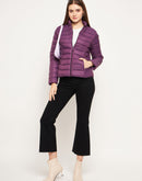 Madame Purple Puffer Jacket