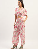 Madame Floral Print Off White Co-Ord Set