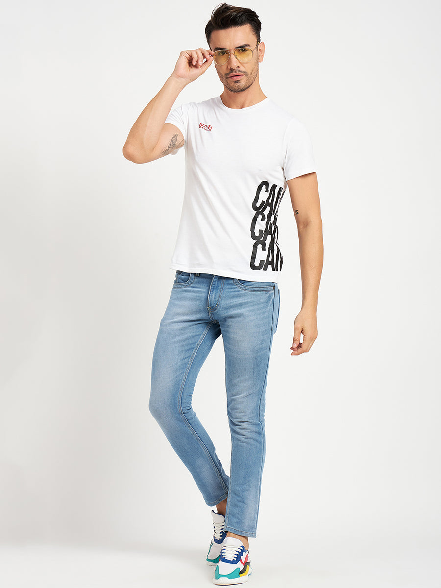 Camla White T- Shirt For Men