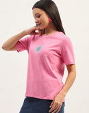 Madame Printed Pink T-Shirt