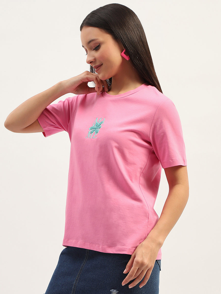 Madame Printed Pink T-Shirt