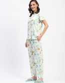 mSECRET Tie-Dye Mint Nightsuit Set