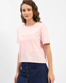 Madame Cotton Printed Round Neck T-Shirt