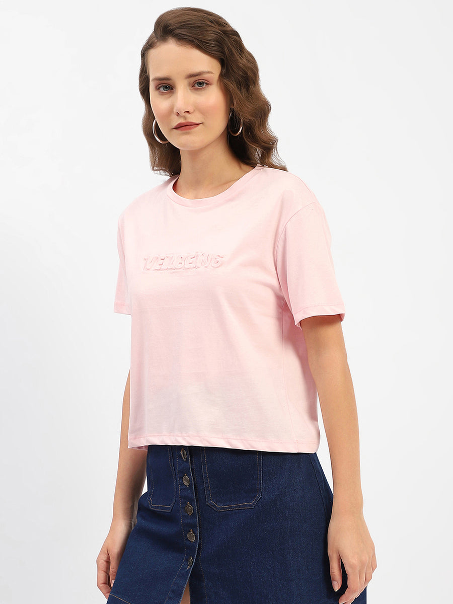 Madame Cotton Printed Round Neck T-Shirt