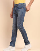 Camla Barcelona Mild Ripped Stone Wash Blue Cotton Denim