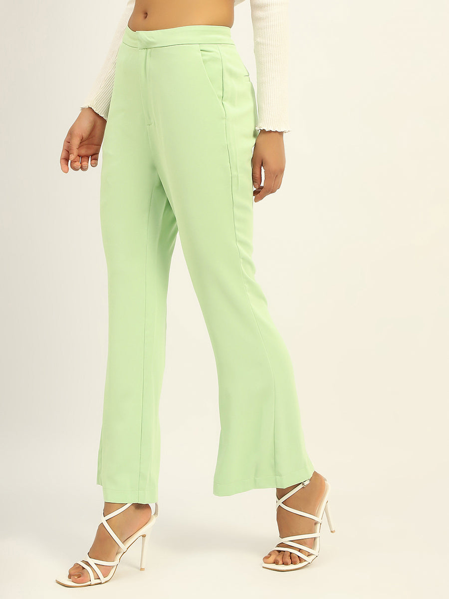 Madame Straight Leg Green Trousers