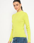 Madame Mock Neck Lemon Yellow Skeeve