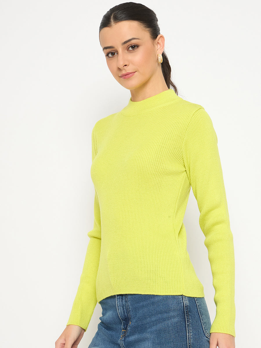 Madame Mock Neck Lemon Yellow Skeeve