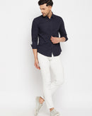 Camla Navy Shirts For Men