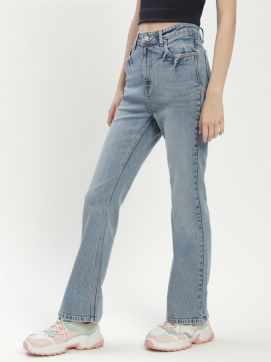 Madame Light Wash Flared Jeans