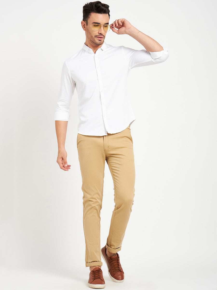 Camla White Shirts For Men