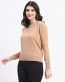 Madame Crew Neck Brown Sweater