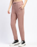 mSECRET Cotton Blend Jogger Style Blush Track Bottom