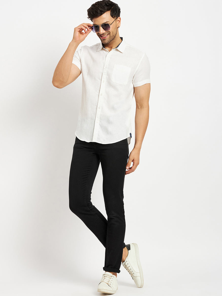 Camla White Shirts For Men