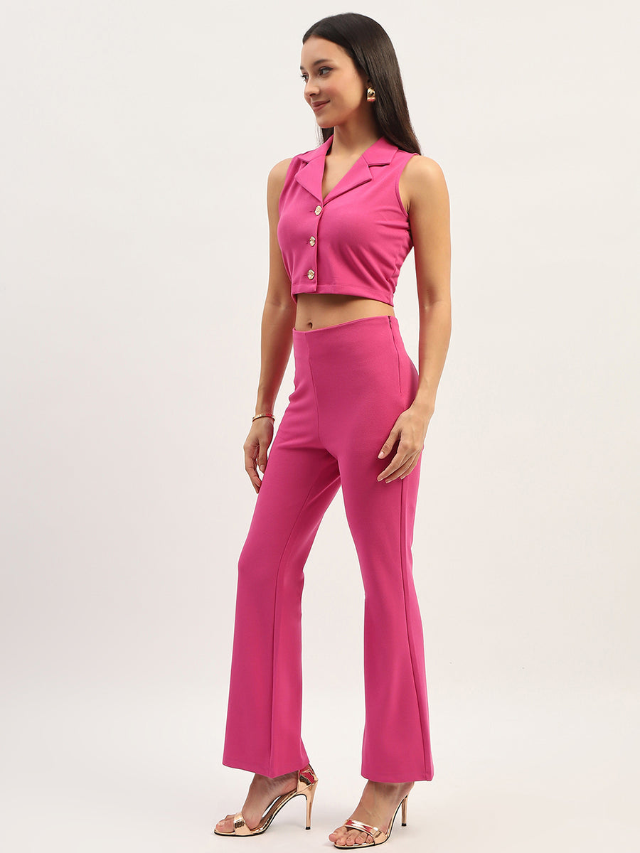 Madame Solid Hot Pink Co-Ord Set