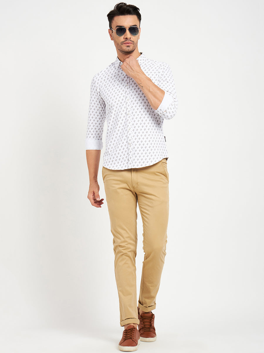 Camla White Shirts For Men