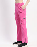 mSECRET Pink Wide-Leg Cotton Cargo Pants