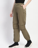 Madame Relax Fit Olive Cotton Joggers