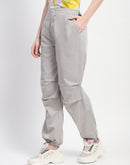 Madame Relax Fit Grey Cotton Joggers