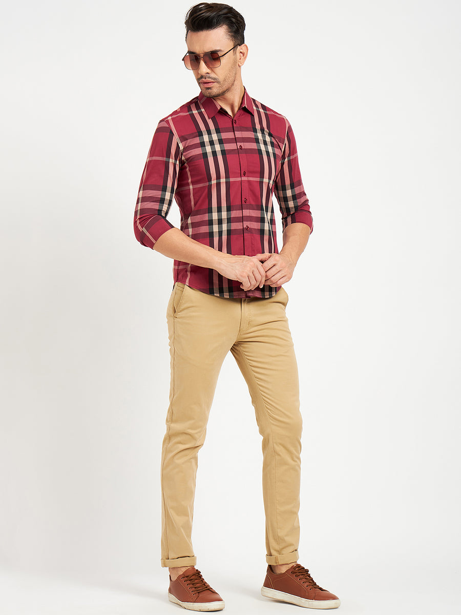 Camla Wine Shirts For Men