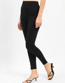 Madame Solid Black Jeggings