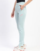 mSECRET Mint Straight-Fit Track Bottoms with Zippered Pockets