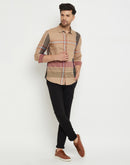 Camla Beige Shirt For Men