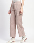 Madame Relax Fit Straight Khaki Cargo Pants