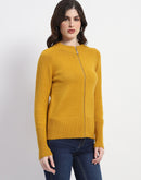 Madame Knit Mustard Mock Neck Sweater