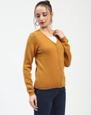 Madame Mustard Button-Up Cardigan