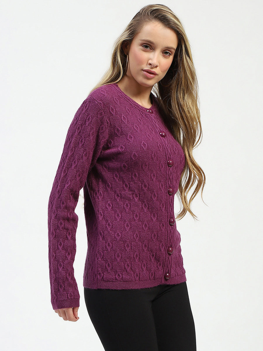 Madame Plum Buttoned Cardigan