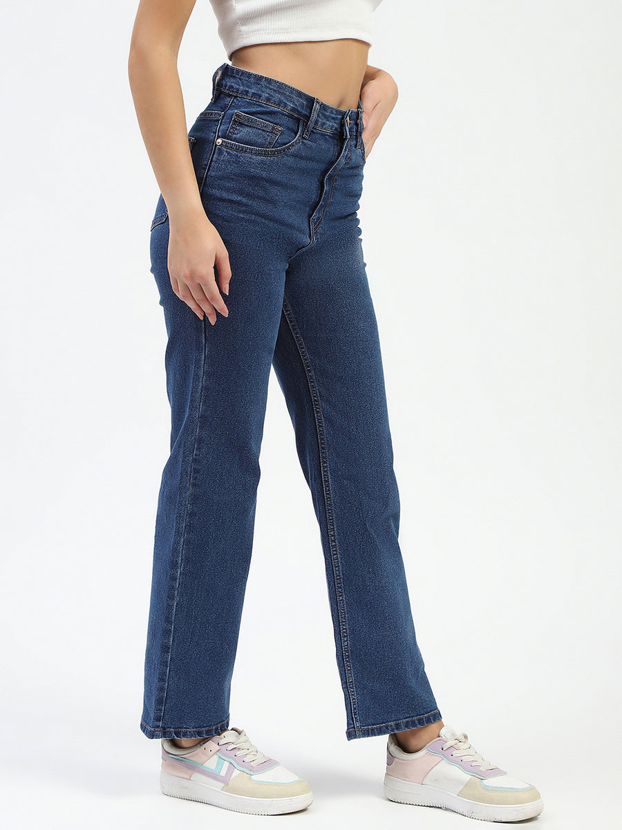 Madame Dark Wash Straight-Fit Jeans