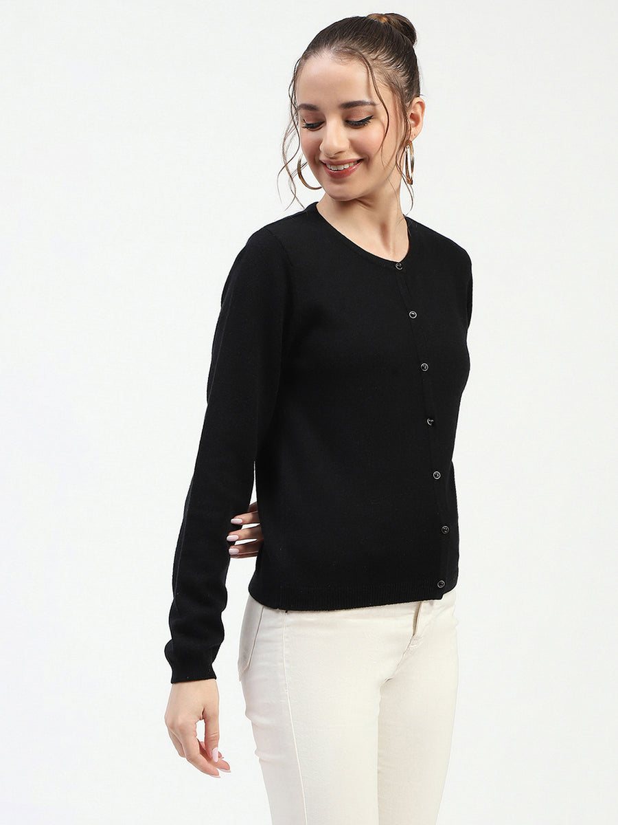 Madame Black Button-Up Cardigan