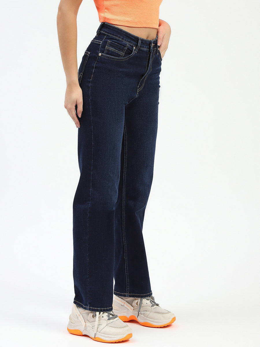 Madame Dark Blue Straight Fit Jeans