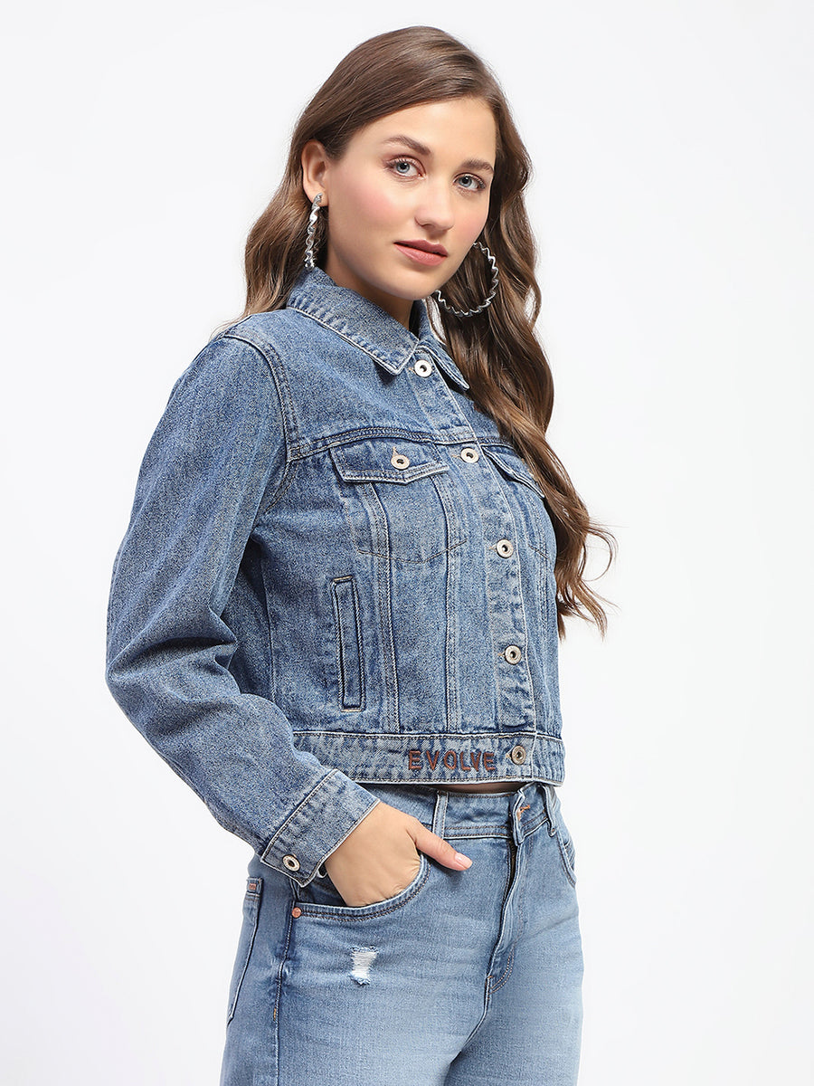 Madame Dark Blue Denim Jacket