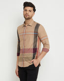 Camla Beige Shirt For Men