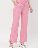 Madame Solid Slit Trouser