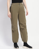 Madame Relax Fit Olive Cotton Joggers