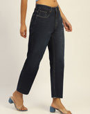 Madame Blue Loose Fit Cotton Denim