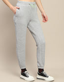 mSECRET Cotton Blend Jogger Style Grey Track Bottom