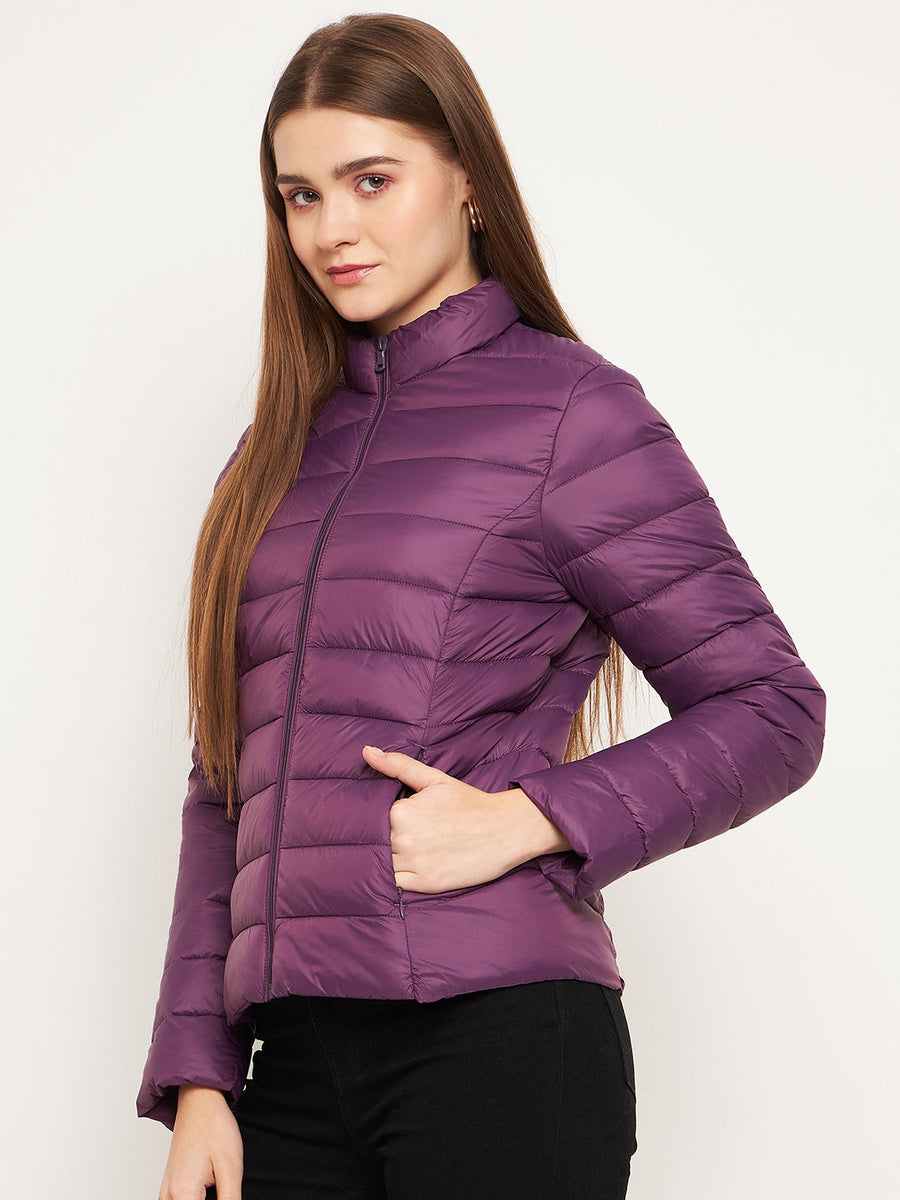 Madame Purple Puffer Jacket