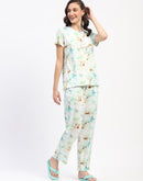 mSECRET Tie-Dye Mint Nightsuit Set