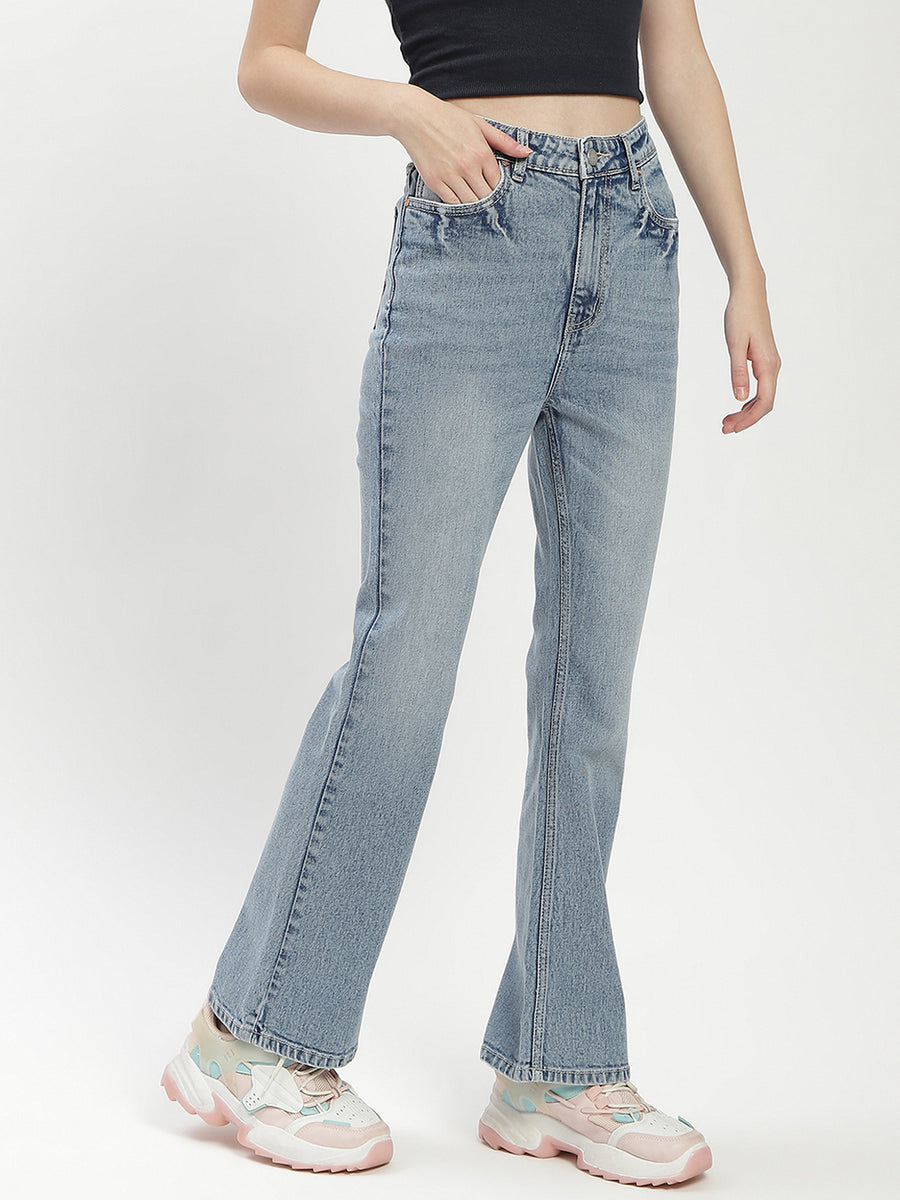 Madame Light Wash Flared Jeans