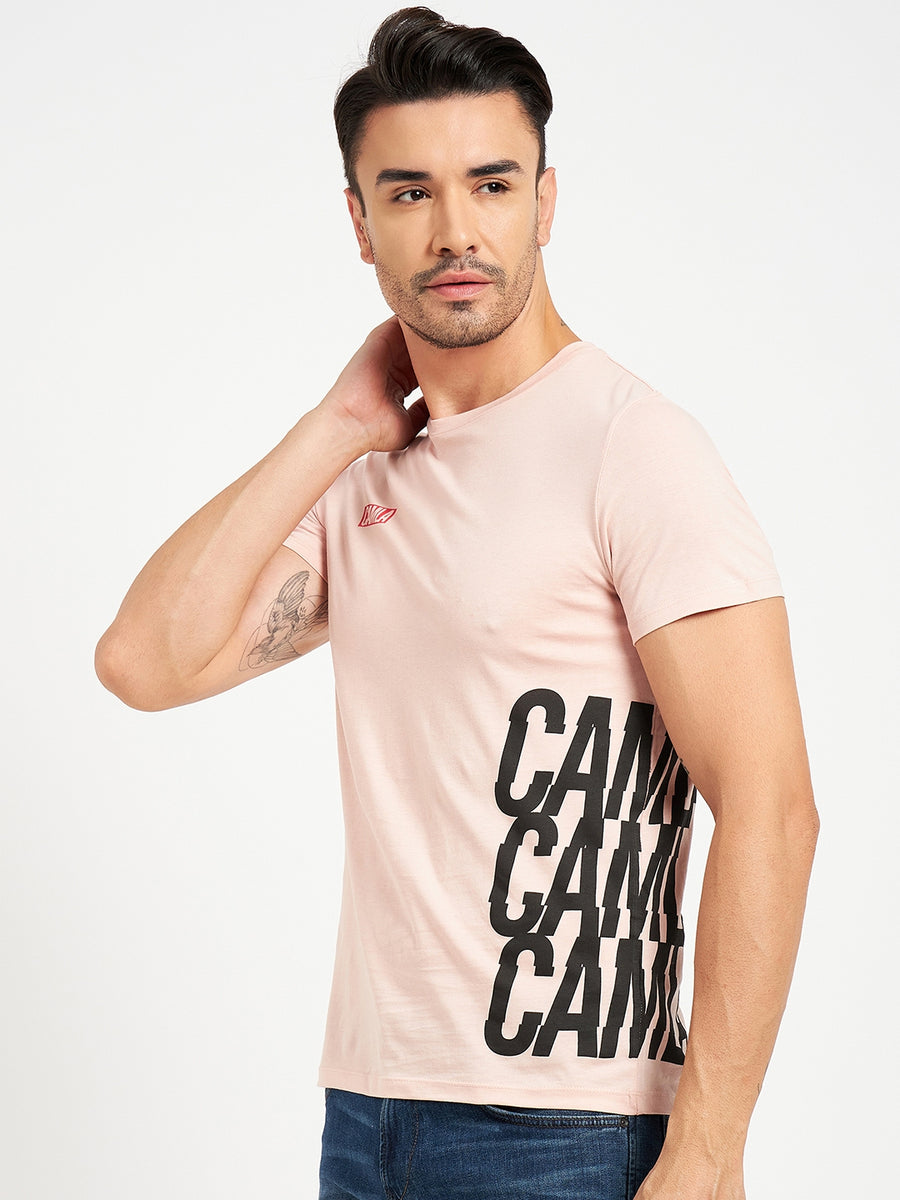 Camla Pink T- Shirt For Men