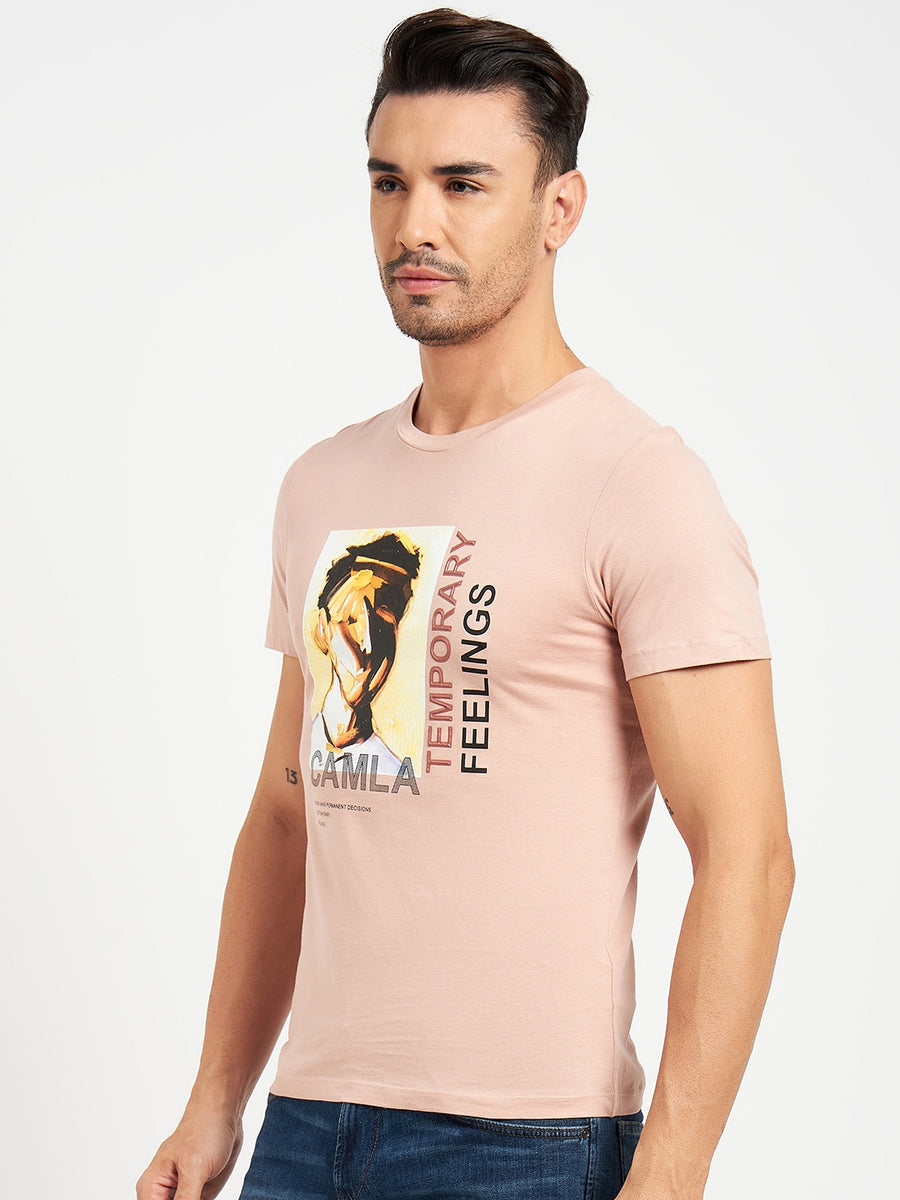 Camla Dustypink T- Shirt For Men