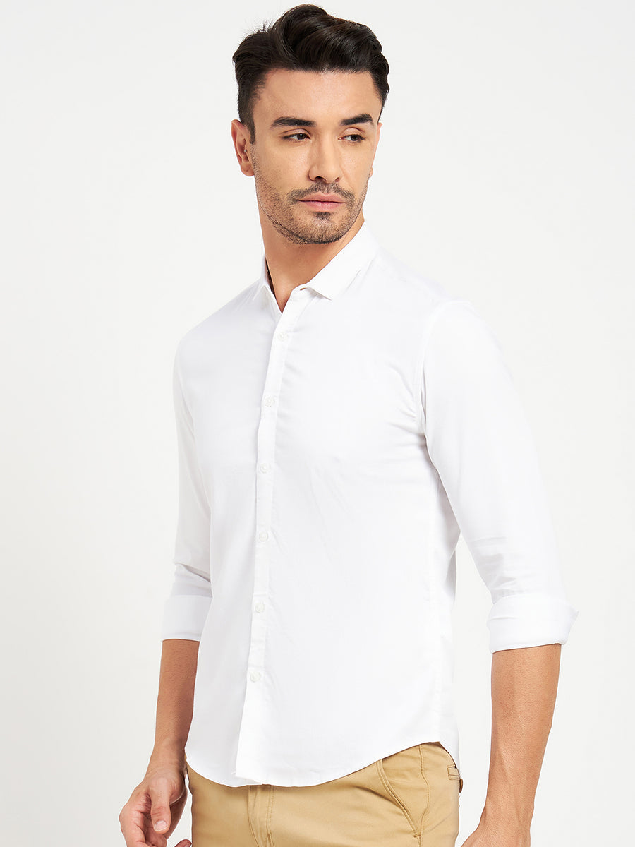 Camla White Shirts For Men