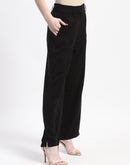 Madame Black Wide-Leg Trousers